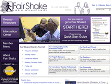 Tablet Screenshot of fairshake.net